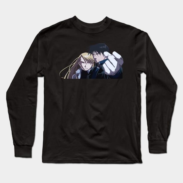 FMAB Riza and Roy Long Sleeve T-Shirt by GeekyTee